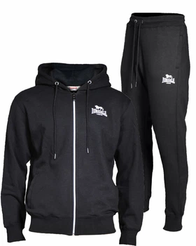 Спортивний костюм флісовий чоловічий Lonsdale ROTTINGEAN 116068-1000 S Black (4251522354652)