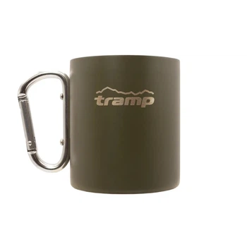 Термокружка Tramp з карабіном 350 мл Olive (1042-UTRC-122-olive)