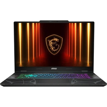 Ноутбук MSI Cyborg 17, 17, 3 Full HD, Intel® Core™ 5 210H до 4, 8 ГГц, 16 ГБ RAM DDR5 5600, 512 ГБ SSD, NVIDIA® GeForce® RTX 5050 8 ГБ, Free Dos, Translucent Black 512 ГБ