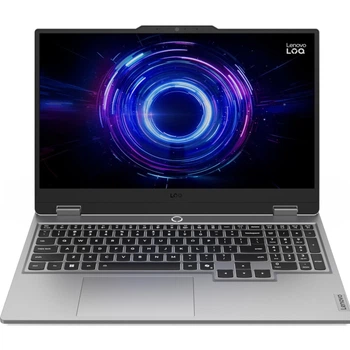 Ноутбук Lenovo LOQ, 15, 6 Full HD, Intel® Core™ i5 13450HX до 4, 6 ГГц, 16 ГБ DDR5 4800, 512 ГБ SSD, NVIDIA® GeForce® RTX 5050 8 ГБ, Free Dos, Luna Gray 512 ГБ
