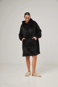 Худі-плед BARWA garments 0336 чорний (2110003368019)