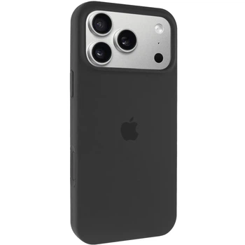 Чохол панель силіконовий Tech Protect Premium Soft-Touch Silicone Case Full Cover Protective для Apple iPhone 17 Pro (6.3") Чорний / Black