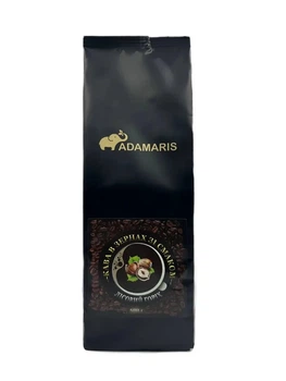 Кофе зерновой со вкусом Лесной орех собственного производства Adamaris 500 г