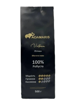 Мелена кава власного виробництва Adamaris Вʼєтнам 500 г