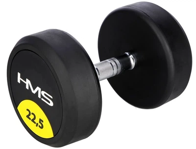 Hantla HMS PRO gumowana 22.5 kg Czarna (5907695539479) (955555910121878) - Outlet