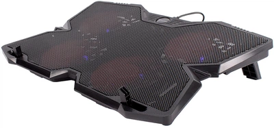 Охлаждающая подставка для ноутбука ColorWay Cooling Game Pro S4 11-17" Black (CW-CGPS4)