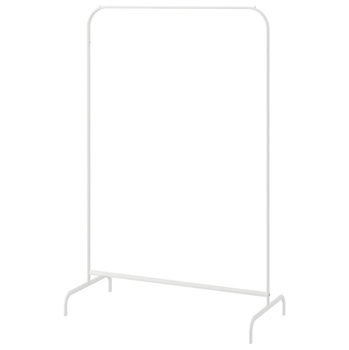 Вешалка для одежды напольная, белая, 99х152см, IKEA MULIG 601.794.34