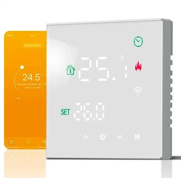 Терморегулятор Smart M3 Wi-Fi для теплого пола White