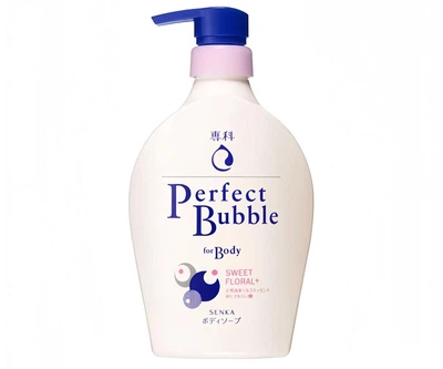 FINETODAY Senka Perfect Bubble for Body Sweet Floral гель для душу з гіалуроновою кислотою (квітковий аромат), 500 мл
