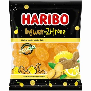 Цукерки желейні Haribo Ingwer Zitrone - 160 g