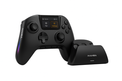 Manba One V2 Wireless Controller Black — беспроводной геймпад с дисплеем, RGB, Hall Effect, для Nintendo Switch/PC/Android/iOS/Ste