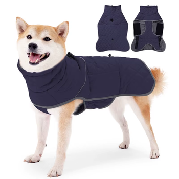 Зимняя куртка для собак Wan Talk High Quality Winter Dog Clothes, Navy Blue, L