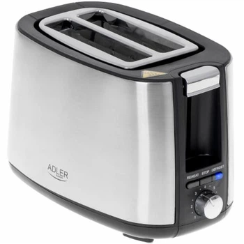 Тостер Adler AD 3214 – компактный тостер, 750 Вт, 2 слота