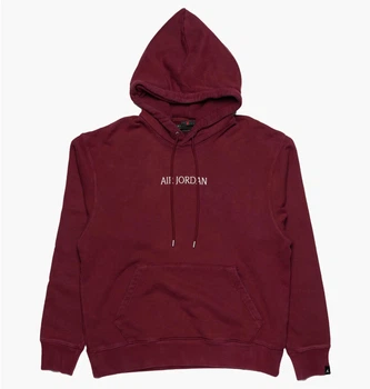 Кофта мужская Jordan Wordmark Fleece Hoodie S Вишневий DV6463-645
