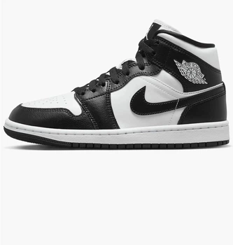 Кроссовки женские Jordan Air 1 Mid Shoes 44 Чорно-білий DV0991-101