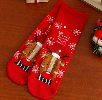 Різдвяні шкарпетки з оленем, MERRY Christmas