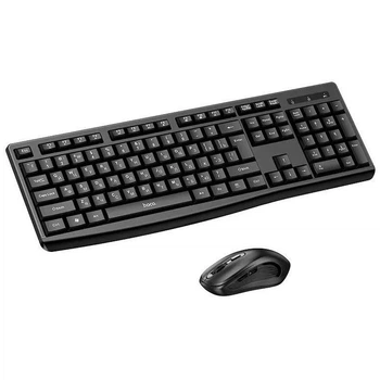 Клавіатура + миша бездротова Hoco DI94 Ultra Thin 2.4G Black
