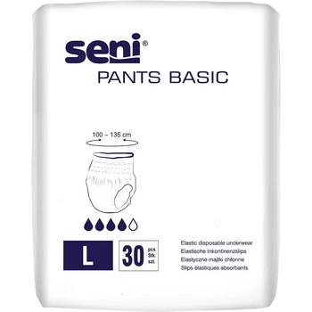 Подгузники-трусики для взрослых Seni Pants L (100-135 см) 30 шт.