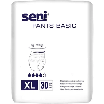 Подгузники-трусики для взрослых Seni Pants XL (120-160 см) 30 шт.