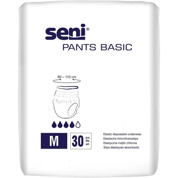 Подгузники-трусики для взрослых Seni Pants М (80-110 см) 30 шт.