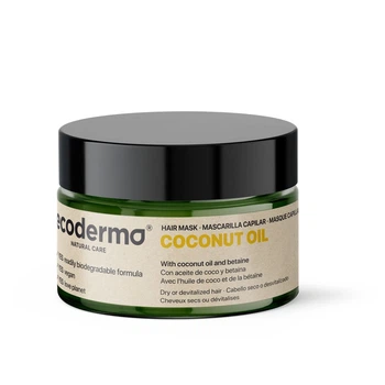 Маска Ecoderma з кокосовою олією та олією ши для сухого або ослабленого волосся 250 мл
