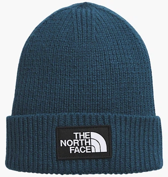 Шапка The North Face Logo Cuffed Beanie Turquoise NF0A3FJX1NO MISC