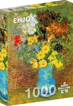 Пазл Винсент Ван Гог: Ваза с ромашками и анемонами - Vincent Van Gogh: Vase with Daisies and Anemones (Enjoy-1158)