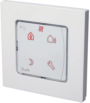 Програмований сенсорний терморегулятор Danfoss Icon Display 230V In-Wall (088U1010)
