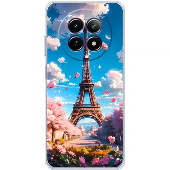 Силиконовый Чехол с Картинкой для Realme 13 5G Принт (Париж, Эйфелева Башня) (65681-ysm035)
