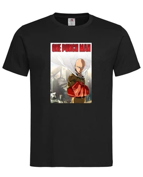 Футболка "One Punch Man" - сила в одном ударе L