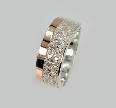 Серебряное кольцо с кварцем Silver Style 017к