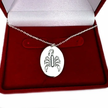 Серебряная подвеска на цепочке "Скорпион" Silver Style 2033п