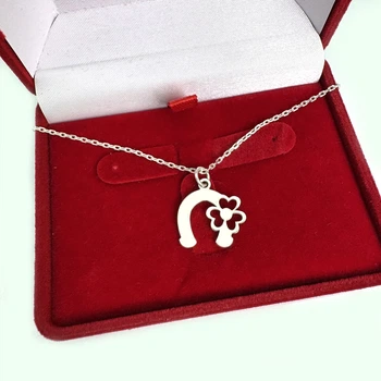 Серебряная подвеска на цепочке "Подкова" Silver Style 2013п