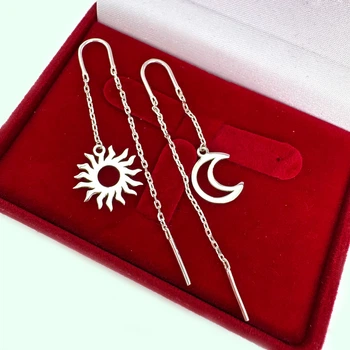 Срібні сережки протяжки Silver Style 3015с
