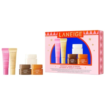 Лімітований набір бальзамів для губ Laneige Midnight Minis Lip Glowy Balm and Lip Sleeping Mask Gift Set
