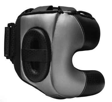 Боксерський шолом із бампером RDX L2 Mark Pro Silver L