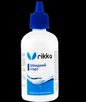Аквариумная химия Rikka аквариумное средство для воды Быстрый старт 100мл (WT-171)