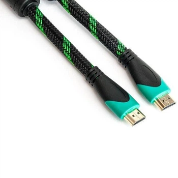 Кабель відео PowerPlant HDMI - HDMI, 15м, позолочені конектори, 2.0V, Double ferrites, Highspeed