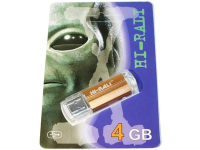 USB флеш накопичувач Hi-Rali 4 GB Corsair series Bronze (HI-4GBCORBR)