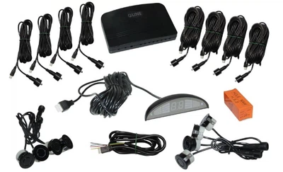 Парковочный радар Qline ParkSense Smart 8 Black