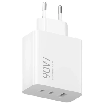 Сетевое зарядное устройство Xiaomi 90W HyperCharge Power Adapter USB/2хType-C белый (BHR087MEU)