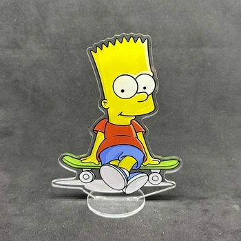 Акриловая коллекционная фигурка Аниме: The Simpsons Симпсоны Барт (3) 15 см