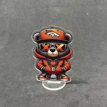 Акриловая коллекционная фигурка Chibi Мишка Denver Broncos 10 cм