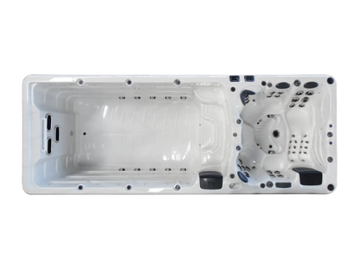 Гідромасажний SPA басейн для 11 осіб Superior Spas Swim Helios, звук, протитечія, 590×225×150 см