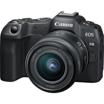 Бездзеркальний фотоапарат Canon EOS R8 Kit RF 24-50mm IS STM Black (5803C016)