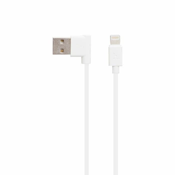 Зарядний кабель HOCO UPL11 L-Shape Lightning 1,2m white
