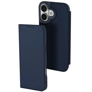 Чохол-книжка Dux Ducis з кишенею для візиток для Apple iPhone 17 (6.3") Синій - 00000080524_2