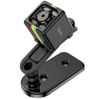Екшн-камера Hoco DI13 mini портативна Full HD/Wi-Fi/Bluetooth/200 мАг универсальна для подорожей, відеореєстратор, веб-камера Чорний