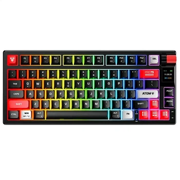 Ігрова бездротова механічна клавіатура Fantech ATOM PRO79 MK917 Blue Switch |BT5.0/2.4G/Type-C, UA/ENG раскладка| c RGB підсвічуванням