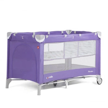 Кровать-манеж Carrello Piccolo+ CRL-9201/1 Spring Purple со вторым дном